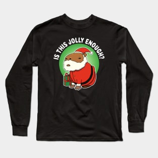 Is this jolly enough Capybara Christmas Long Sleeve T-Shirt